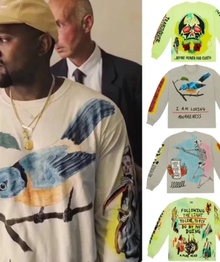 Kanye West Kids See Ghosts Graffiti Sweatshirts
