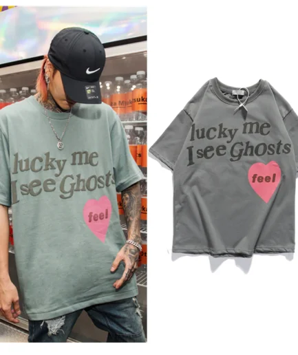 Kanye West Lucky Me I See Ghosts Men T Shirt