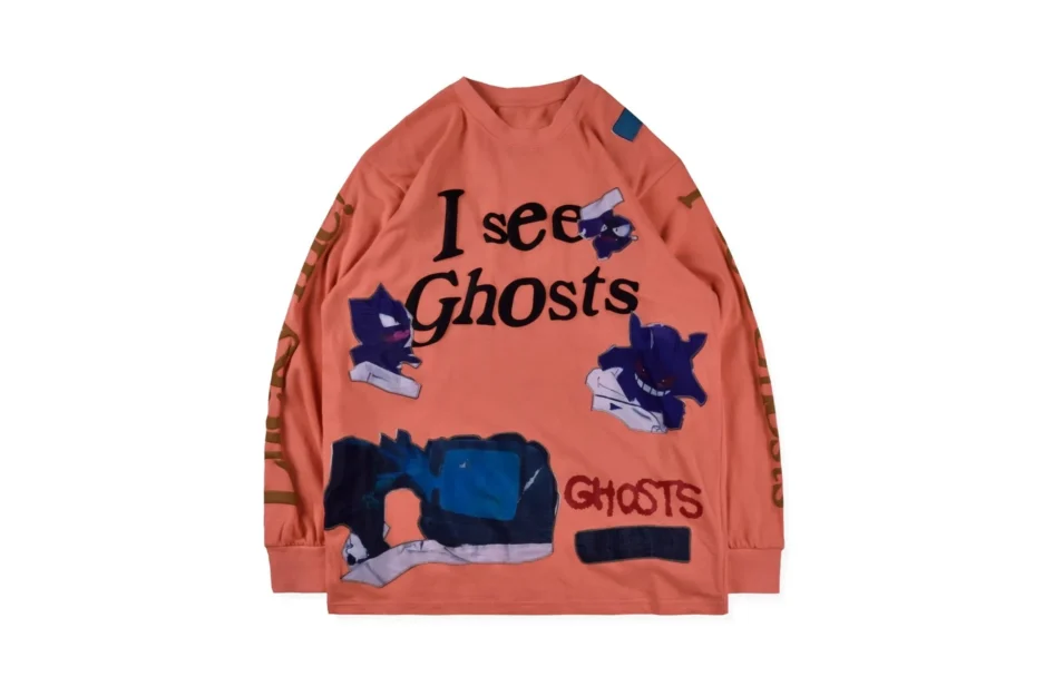 Lucky Me Kids See Ghosts Loog Sleeves T-shirt